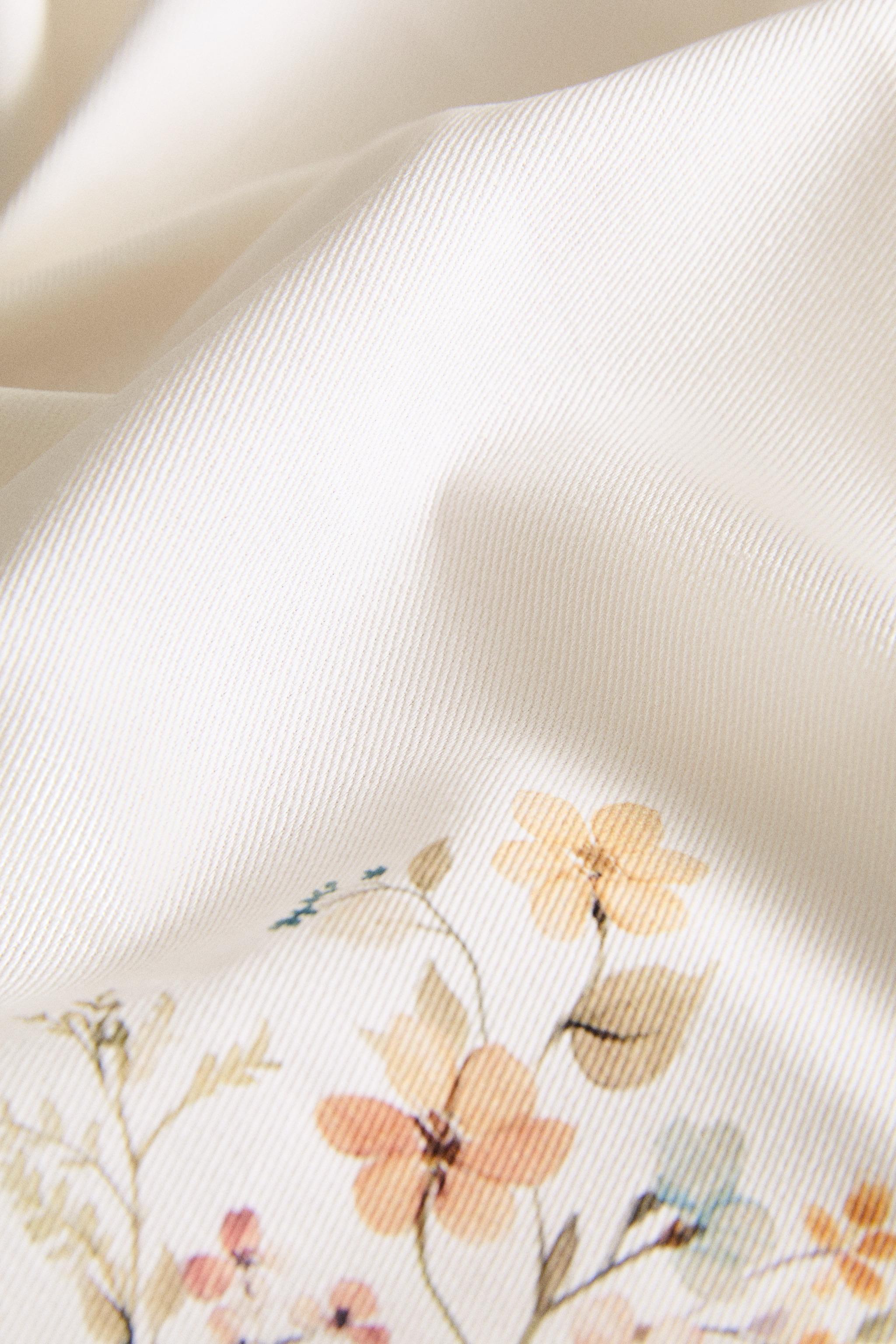 SERVIETTE DE TABLE IMPRIMÉ FLORAL (LOT DE 2)